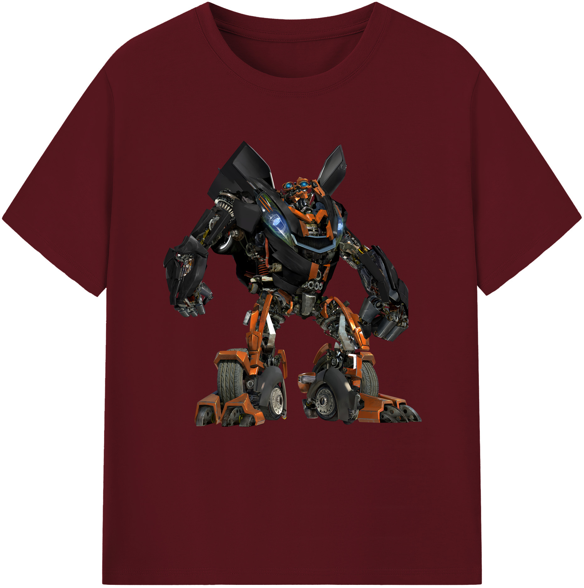 （画像用） Transformers トランスフォーマー 綿100％半袖Tシャツ（フロントプリント）